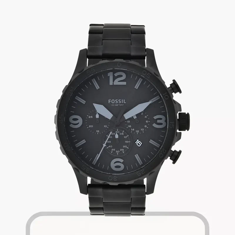 Fossil Nate Chronograph Black Men's Watch | JR1401